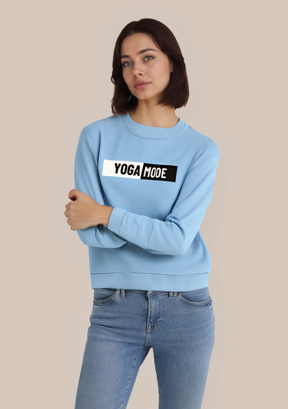 Yoga Mode Sweatshirt – Women’s Style (Unisex Fit)